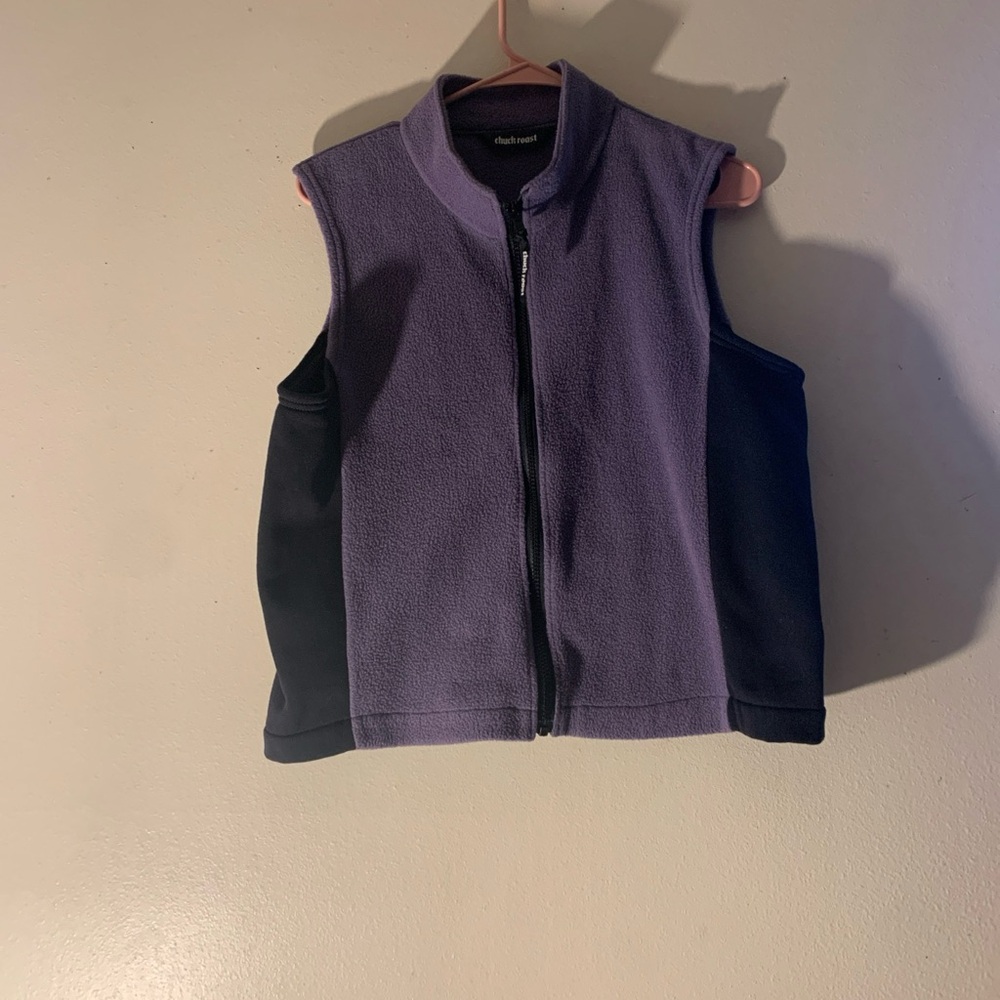 Chuck Roast Polartec Purple Vest Women’s Size Large